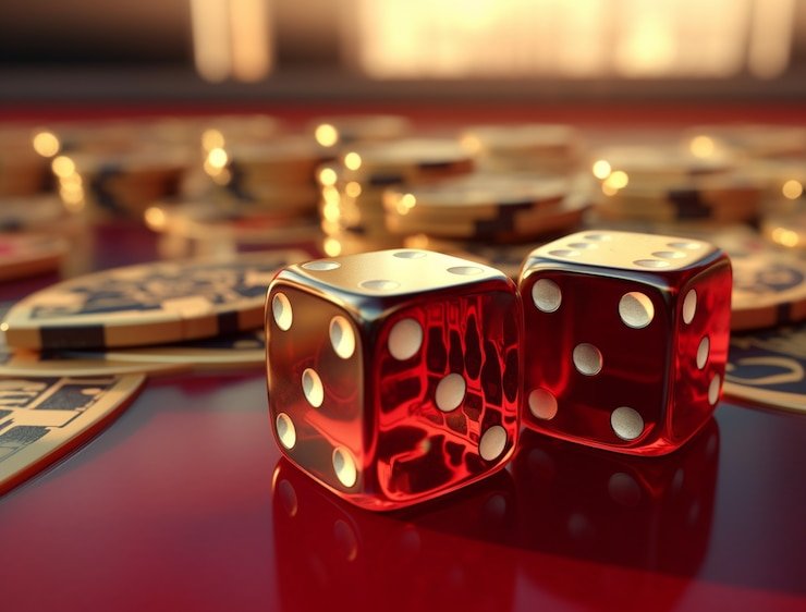 Permainan roulette Playtech dengan roda dan meja taruhan